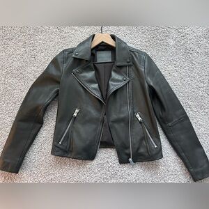 SOLD Allsaints leather jacket us 6